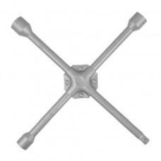 Ключ баллонный крестовой укрепленный 14" x 355 мм, D=16 мм, 17; 19; 21 мм INTERTOOL HT-1604