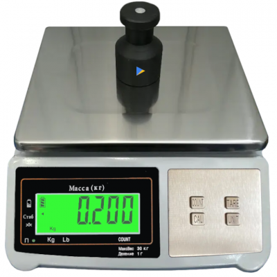 Весы фасовочные Олимп 709W от 2 грамм до 30 кг с точностью 1 грамм