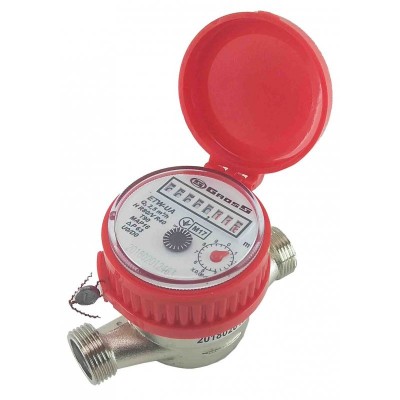 Счётчик горячей воды, водомер GROSS ETR-UA 15/110 обзор, описание, цена, купить в Украине