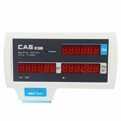 Ваги торгові ER Plus EU зі стійкою до 6, 15, 30 кг