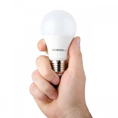 Светодиодная лампа LED 12Вт, E27, 220В, INTERTOOL LL-0015