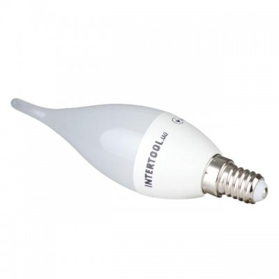 Светодиодная лампа LED 3Вт, E14, 220В, INTERTOOL LL-0161