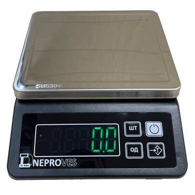 Весы фасовочные до 15 кг Днепровес ВТД-W с влагозащитой