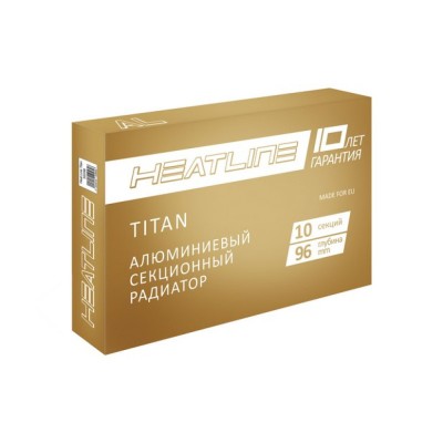 Радиатор алюминиевый Heat Line Titan 500х96