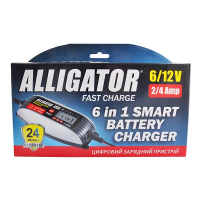 Зарядное устройство АКБ Alligator 6/12V, 4А