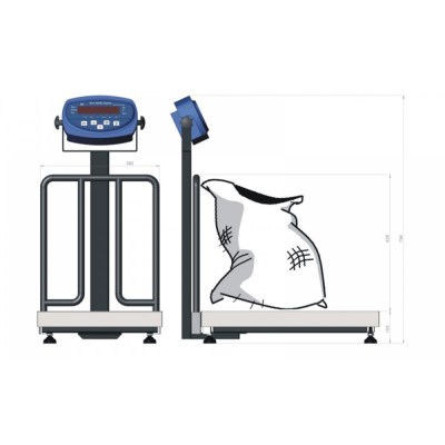 Весы товарные Axis BDU150C-0607 М Бюджет (150 кг, 600х700 мм)