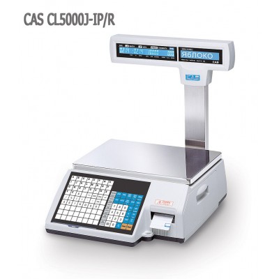 Весы торговые CAS CL5000J-IP/R 30 с чекопечатью