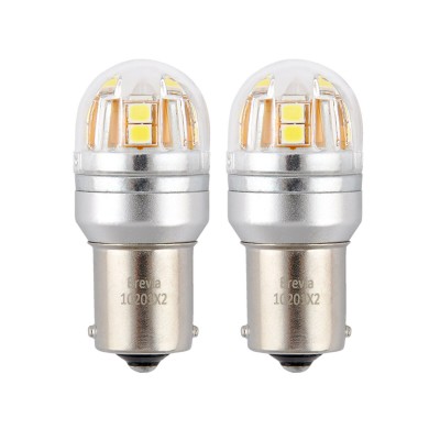 LED автолампа Brevia S-Power P21W 330Lm 15x2835SMD 12/24V CANbus, 2шт