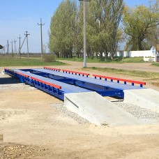 Весы автомобильные 18 метров 80 тонн на аналоговых датчиках