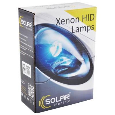 Ксенонова лампа Solar H1 CERAMIC 6000K, 85V, 35W P14.5s KET, 2шт