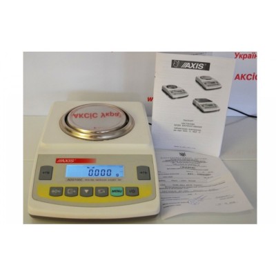 Ваги лабораторні Axis ADG 200C до 200 г, дискретність 0,001 г
