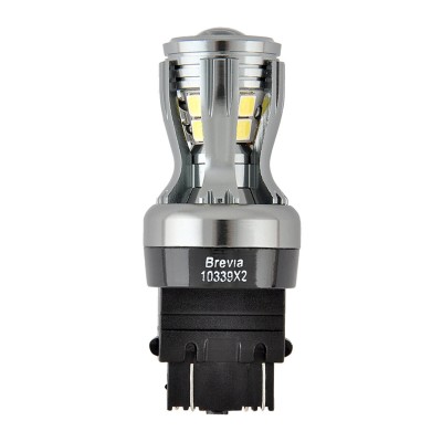 LED автолампа Brevia PowerPro P27/7W (3157) 350Lm 14x2835SMD 12/24V CANbus, 2шт