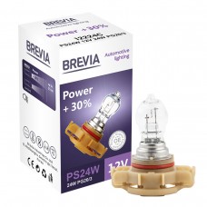 Галогеновая лампа Brevia PS24W 12V 24W PG20/3 Power +30% CP