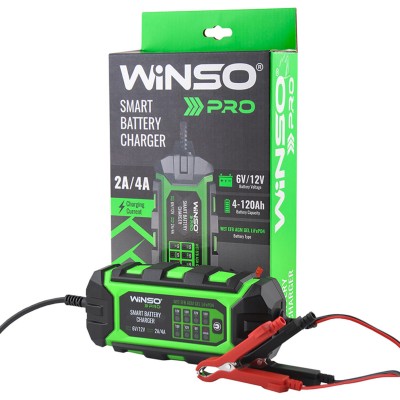 Зарядний пристрій АКБ Winso Pro 6/12V, 4A 8LEDs