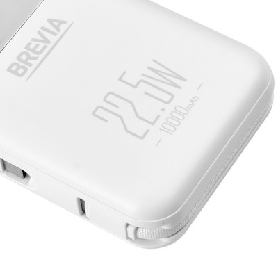 Универсальная мобильная батарея Brevia 10000mAh 22.5W Type-C+Lightning Cable, Li-Pol, LCD