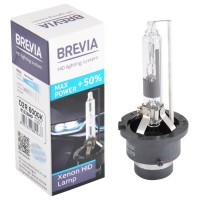 Ксеноновая лампа Brevia D2R +50%, 6000K, 85V, 35W PK32d-3, 1шт