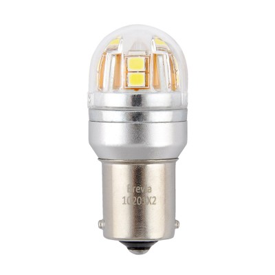 LED автолампа Brevia S-Power P21W 330Lm 15x2835SMD 12/24V CANbus, 2шт