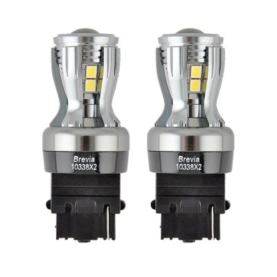 LED автолампа Brevia PowerPro P27W (3156) 350Lm 14x2835SMD 12/24V CANbus, 2шт