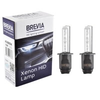 Ксеноновая лампа Brevia H3 6000K, 85V, 35W PK22s KET, 2шт
