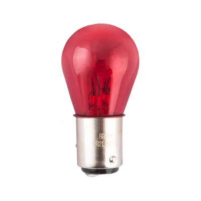 Лампа накаливания Brevia PR21/5W 12V 21/5W BAW15d красная 2шт