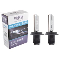 Ксеноновая лампа Brevia H7 +50%, 4300K, 85V, 35W PX26d KET, 2шт