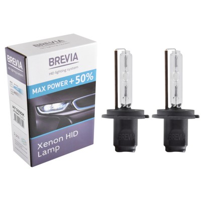 Ксеноновая лампа Brevia H7 +50%, 5500K, 85V, 35W PX26d KET, 2шт