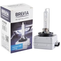 Ксеноновая лампа Brevia D3S 6000K, 42V, 35W PK32d-3, 1шт