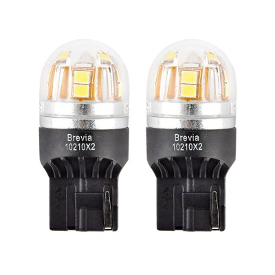 LED автолампа Brevia S-Power W21W 330Lm 15x2835SMD 12/24V CANbus, 2шт