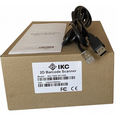 Сканер штрих-кода ИКС ИКС-7060/2D USB, BLACK (IKC-7060-2D-USB)