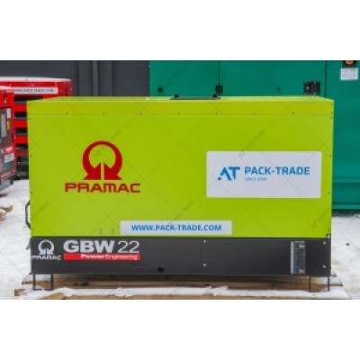 Дизельный генератор PRAMAC GBW22P 17,5 кВт