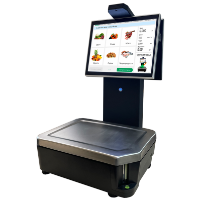 Ваги самообслуговування Дніпровес із друком етикеток ВТД-ВС-2 на 15/30 кг