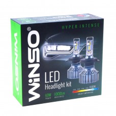 LED автолампа Winso H7 12/24V 60W 8000Lm 6500К ZES Chip, 2шт