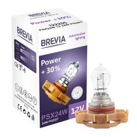 Галогеновая лампа Brevia PSX24W 12V 24W PG20/7 Power +30% CP