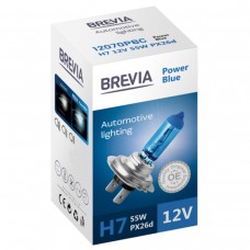 Галогеновая лампа Brevia H7 12V 55W PX26d Power Blue CP