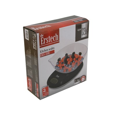 Кухонні ваги Erstech EKS-5181 чорні