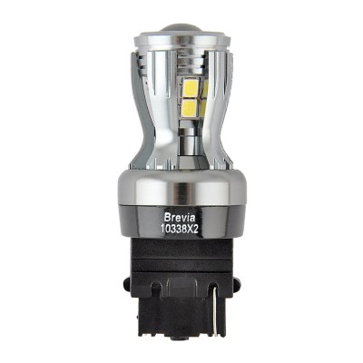 LED автолампа Brevia PowerPro P27W (3156) 350Lm 14x2835SMD 12/24V CANbus, 2шт
