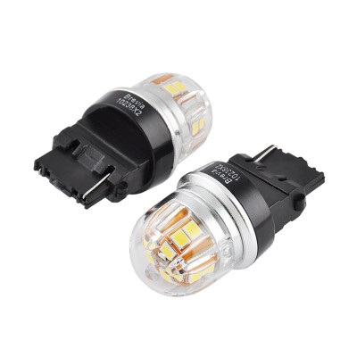 LED автолампа Brevia S-Power P27W (3156) 330Lm 15x2835SMD 12/24V CANbus, 2шт