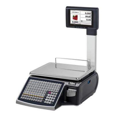 Весы с печатью чека Dibal S545T 7 Colour USB 6/15 KG