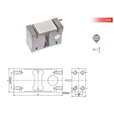 Тензодатчик Keli XSB 300-500kg (Normal quality)