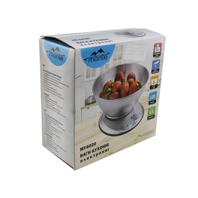 Ваги кухонні Monte MT-6020 Ваги кухонні Monte MT-6020