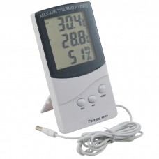 Електронний термометр з гігрометром TA-318