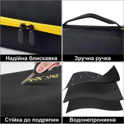 Сумка для принтера этикеток Brady BMP21/M210, черно-желтая, 26*13.5*11см