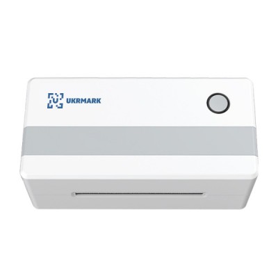 UKRMARK D1200CWB, USB/Bluetooth, шир.40-120 мм, 203dpi, 150 мм.с, настольный термопринтер этикеток, QR и штрих-кодов