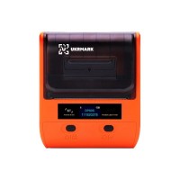 Портативний термопринтер UKRMARK AT20EW, USB/Bluetooth, рулоны 30-80мм, для  етикеток/чеків. Друкує на термопапері та полімерних етикетках.