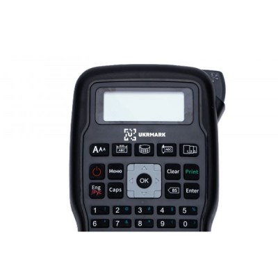 Портативный термотрансферный принтер UKRMARK E1000 Pro CYR GR, с кириллицей, клавиатура: QWERTY / ЙЦУКЕН, Ширина ленты: 3,5/6/9/12 мм