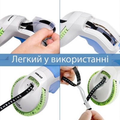 UKRMARK B90POL ручний механічний стрічковий принтер для маркування, 3D друк, набір символів - польський