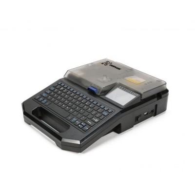 Портативный термотрансферный принтер UKRMARK 550 PC, для печати на кембриках, термоусадочных трубках, этикетках, клавиатура: QWERTY, с подключением