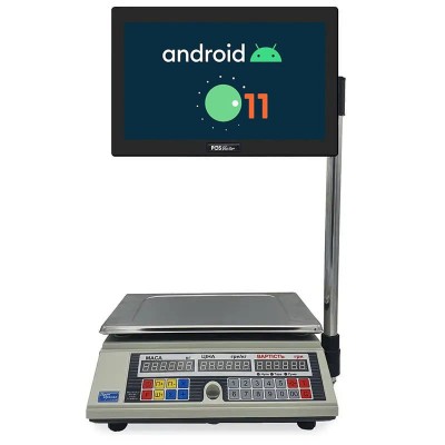 POS-система MIDAS-WT 14”, 4/32 ГБ на Android 11 з вагами зі стійкою