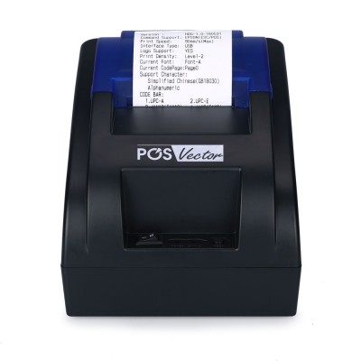 Чековой принтер POS Vector PS-H58W чеканопечать на 58 мм для беспроводной печати (USB, Wi-Fi)