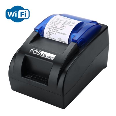 Чековой принтер POS Vector PS-H58W чеканопечать на 58 мм для беспроводной печати (USB, Wi-Fi)